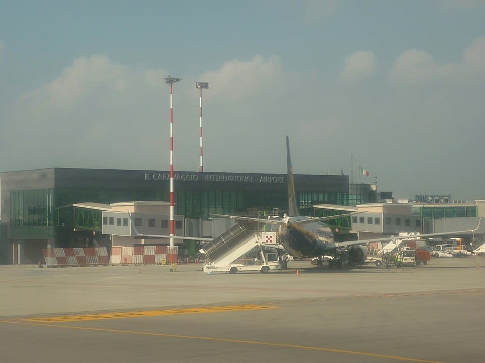 Apron and Terminal of Il Caravaggio International Airport