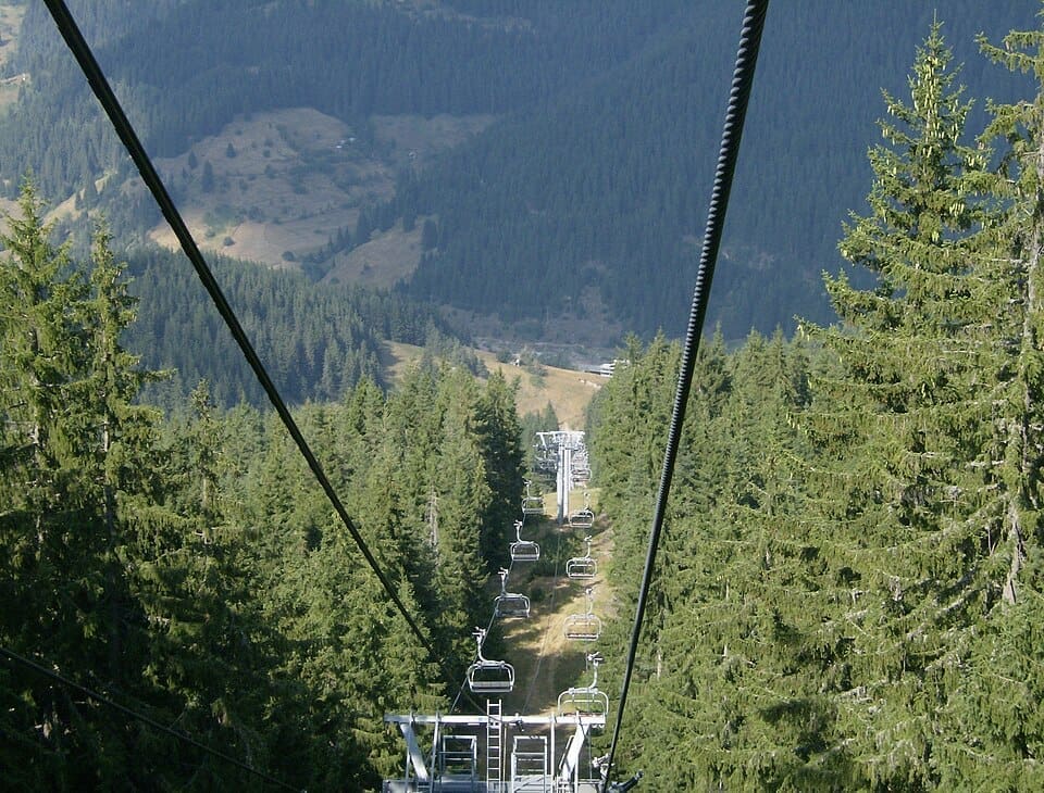 Ski lift at Mechi Chal, Chepelare