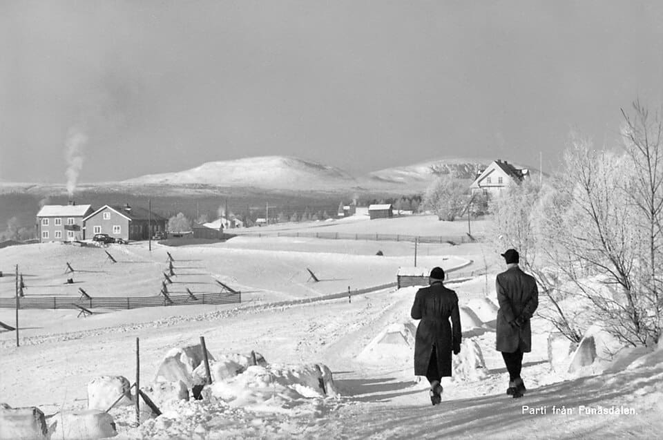 Winter in Funäsdalen valley
