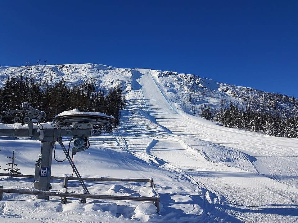 Ski slope Chocken at Idre Fjäll
