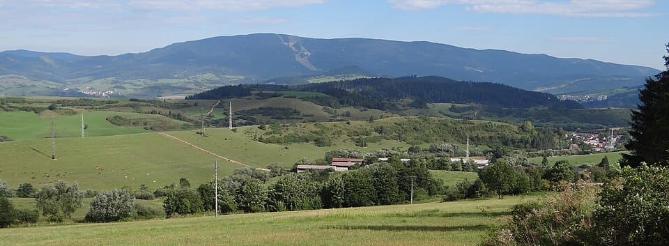 Kubínska hoľa mountain landscape