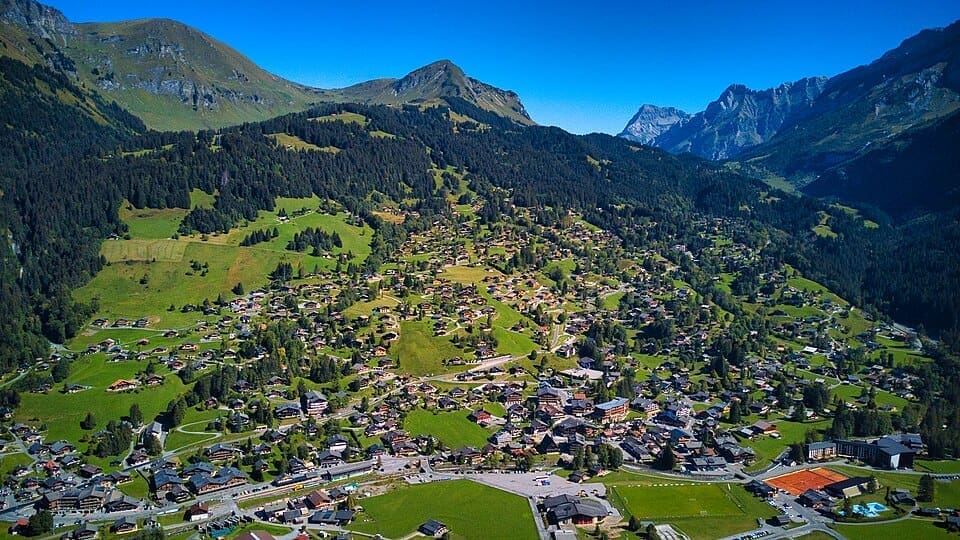 Les Diablerets village and ski resort