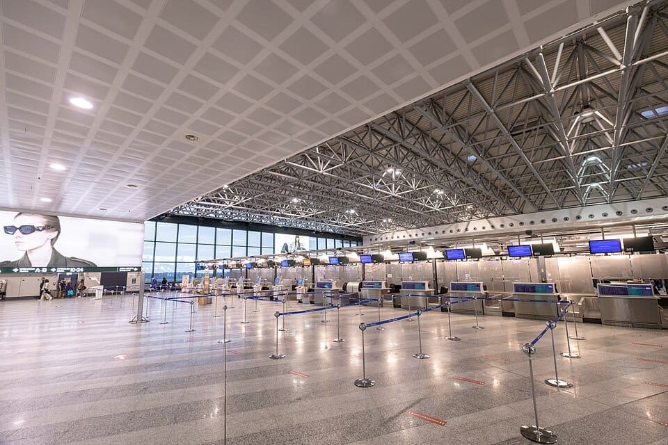 Exterior view of Terminal 1 at Milan Malpensa Airport