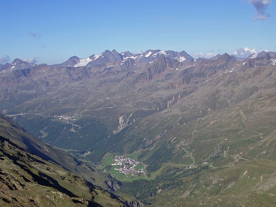 Obergurgl and Gurgler Valley landscape