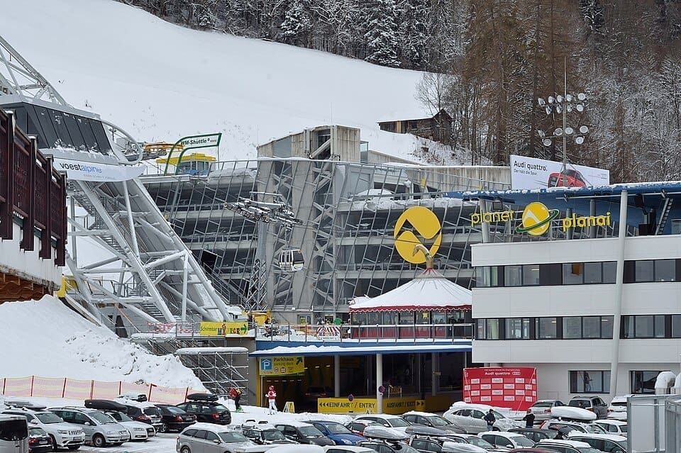 Planaibahn valley station in Schladming