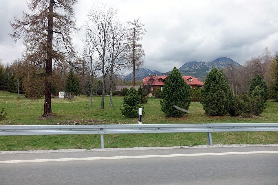 Tatranská Polianka settlement in the High Tatras
