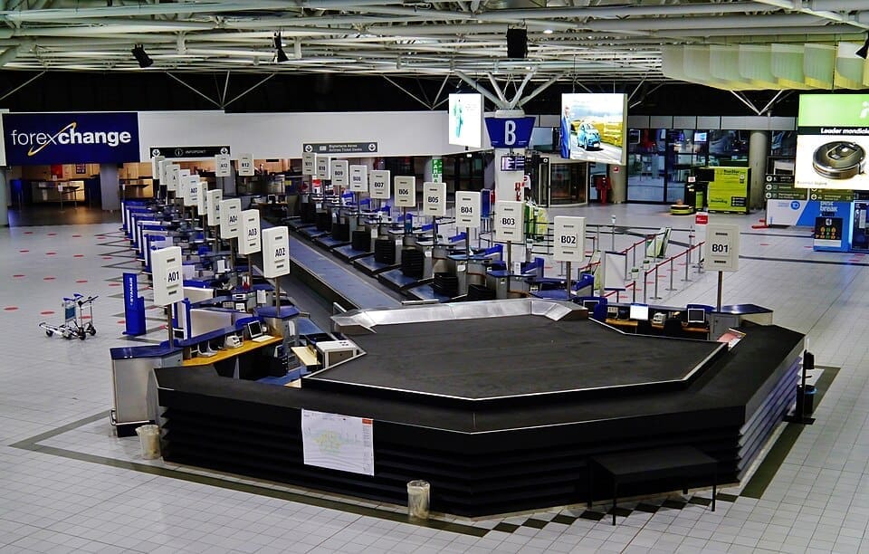 Turin Caselle Airport terminal interior